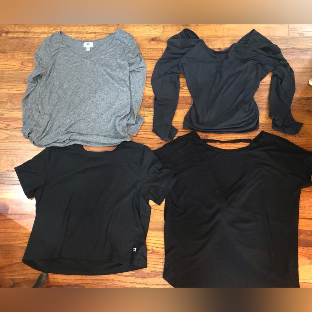 Ladies Girls Athletic Dri-fit Activewear Tops
Black open back twisted knots - Picture 13 of 16